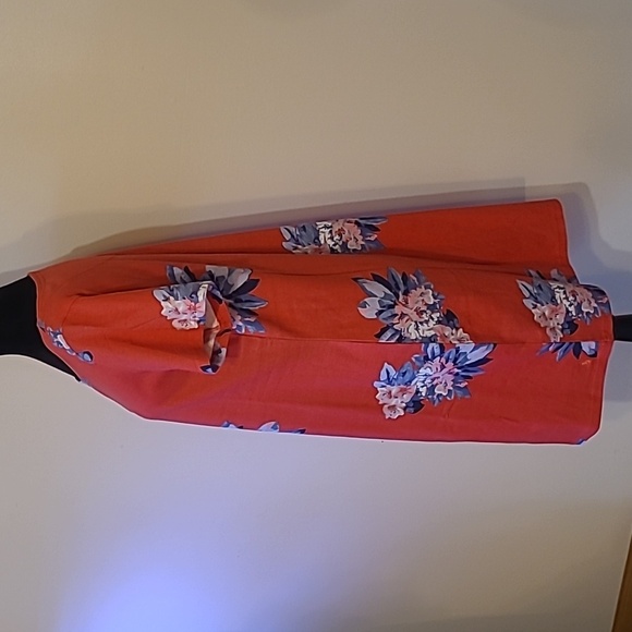 Joules Riviera Dress Red Floral Short Sleeve Pullover US Size 10 - Picture 2 of 7